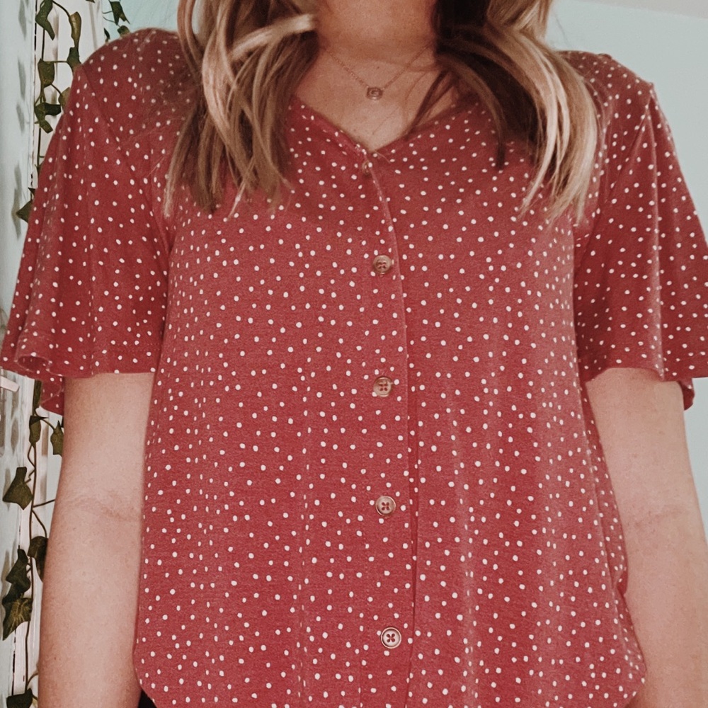 button up blouse